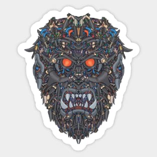 Mecha Soul Wolfman 05 Sticker